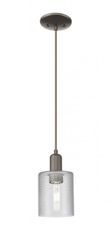 Cobbleskill - 1 Light - 5 inch - Oil Rubbed Bronze - Cord hung - Mini Pendant (3442|716-1P-OB-G112)