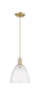 Bristol - 1 Light - 9 inch - Champagne Bronze - Cord hung - Mini Pendant (3442|716-1P-CB-GBD-94)