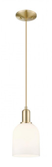 Bella - 1 Light - 6 inch - Champagne Bronze - Cord hung - Mini Pendant (3442|716-1P-CB-G558-6GWH)