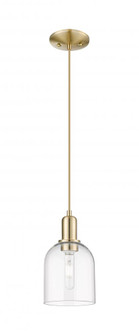Bella - 1 Light - 6 inch - Champagne Bronze - Cord hung - Mini Pendant (3442|716-1P-CB-G558-6CL)