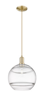 Rochester - 1 Light - 12 inch - Champagne Bronze - Cord hung - Mini Pendant (3442|716-1P-CB-G556-12CL)