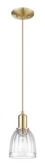 Brookfield - 1 Light - 6 inch - Champagne Bronze - Cord hung - Mini Pendant (3442|716-1P-CB-G442)