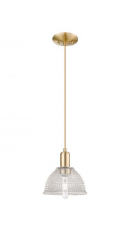 Arietta - 1 Light - 8 inch - Champagne Bronze - Cord hung - Mini Pendant (3442|716-1P-CB-G422)