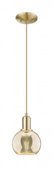Athens - 1 Light - 6 inch - Champagne Bronze - Cord hung - Mini Pendant (3442|716-1P-CB-G128-6)