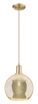 Athens - 1 Light - 10 inch - Champagne Bronze - Cord hung - Mini Pendant (3442|716-1P-CB-G128-10)