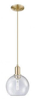 Athens - 1 Light - 8 inch - Champagne Bronze - Cord hung - Mini Pendant (3442|716-1P-CB-G124-8)