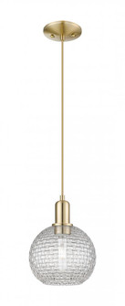 Athens - 1 Light - 8 inch - Champagne Bronze - Cord hung - Mini Pendant (3442|716-1P-CB-G122C-8CL)