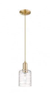 Cobbleskill - 1 Light - 5 inch - Champagne Bronze - Cord hung - Mini Pendant (3442|716-1P-CB-G1113)