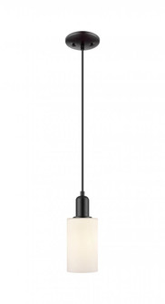 Clymer - 1 Light - 4 inch - Matte Black - Cord hung - Mini Pendant (3442|716-1P-BK-G801)