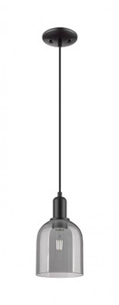Bella - 1 Light - 6 inch - Matte Black - Cord hung - Mini Pendant (3442|716-1P-BK-G558-6SM)