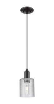 Cobbleskill - 1 Light - 5 inch - Matte Black - Cord hung - Mini Pendant (3442|716-1P-BK-G112)