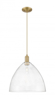 Bristol - 1 Light - 16 inch - Brushed Brass - Cord hung - Mini Pendant (3442|716-1P-BB-GBD-164)