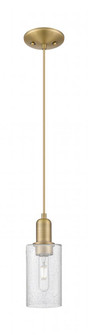Clymer - 1 Light - 4 inch - Brushed Brass - Cord hung - Mini Pendant (3442|716-1P-BB-G804)