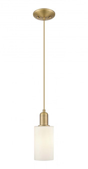 Clymer - 1 Light - 4 inch - Brushed Brass - Cord hung - Mini Pendant (3442|716-1P-BB-G801)