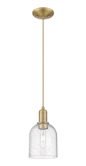 Bella - 1 Light - 6 inch - Brushed Brass - Cord hung - Mini Pendant (3442|716-1P-BB-G558-6SDY)