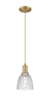 Castile - 1 Light - 6 inch - Brushed Brass - Cord hung - Mini Pendant (3442|716-1P-BB-G382)