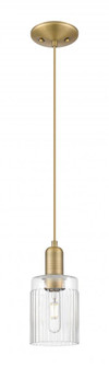 Hadley - 1 Light - 5 inch - Brushed Brass - Cord hung - Mini Pendant (3442|716-1P-BB-G342)