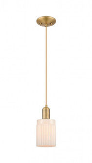 Hadley - 1 Light - 5 inch - Brushed Brass - Cord hung - Mini Pendant (3442|716-1P-BB-G341)