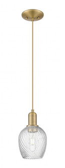 Salina - 1 Light - 6 inch - Brushed Brass - Cord hung - Mini Pendant (3442|716-1P-BB-G292)