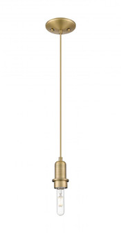 Arcadia - 1 Light - 5 inch - Brushed Brass - Mini Pendant (3442|716-1P-BB)