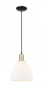 Bristol - 1 Light - 9 inch - Black Antique Brass - Cord hung - Mini Pendant (3442|716-1P-BAB-GBD-91)