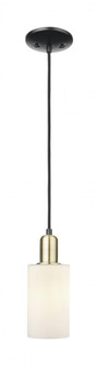 Clymer - 1 Light - 4 inch - Black Antique Brass - Cord hung - Mini Pendant (3442|716-1P-BAB-G801)