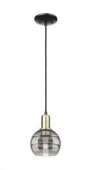 Rochester - 1 Light - 6 inch - Black Antique Brass - Cord hung - Mini Pendant (3442|716-1P-BAB-G556-6SM)