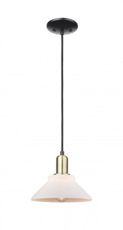 Orwell - 1 Light - 8 inch - Black Antique Brass - Cord hung - Mini Pendant (3442|716-1P-BAB-G131)