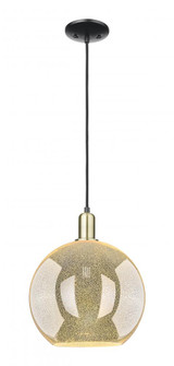 Athens - 1 Light - 12 inch - Black Antique Brass - Cord hung - Mini Pendant (3442|716-1P-BAB-G128-12)