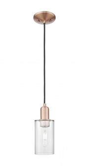 Clymer - 1 Light - 4 inch - Antique Copper - Cord hung - Mini Pendant (3442|716-1P-AC-G802)