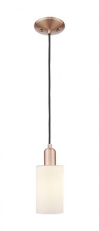 Clymer - 1 Light - 4 inch - Antique Copper - Cord hung - Mini Pendant (3442|716-1P-AC-G801)