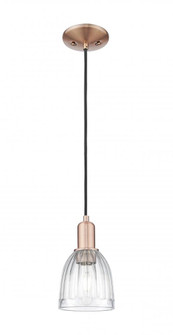 Brookfield - 1 Light - 6 inch - Antique Copper - Cord hung - Mini Pendant (3442|716-1P-AC-G442)