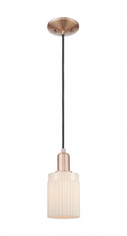 Hadley - 1 Light - 5 inch - Antique Copper - Cord hung - Mini Pendant (3442|716-1P-AC-G341)
