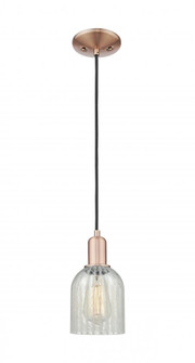 Caledonia - 1 Light - 5 inch - Antique Copper - Cord hung - Mini Pendant (3442|716-1P-AC-G2511)
