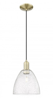 Bristol - 1 Light - 9 inch - Antique Brass - Cord hung - Mini Pendant (3442|716-1P-AB-GBD-94)
