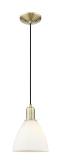 Bristol - 1 Light - 8 inch - Antique Brass - Cord hung - Mini Pendant (3442|716-1P-AB-GBD-751)