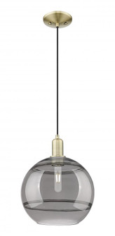 Rochester - 1 Light - 12 inch - Antique Brass - Cord hung - Mini Pendant (3442|716-1P-AB-G556-12SM)