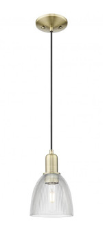 Castile - 1 Light - 6 inch - Antique Brass - Cord hung - Mini Pendant (3442|716-1P-AB-G382)