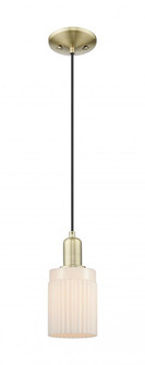Hadley - 1 Light - 5 inch - Antique Brass - Cord hung - Mini Pendant (3442|716-1P-AB-G341)