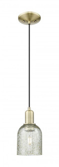 Caledonia - 1 Light - 5 inch - Antique Brass - Cord hung - Mini Pendant (3442|716-1P-AB-G259)