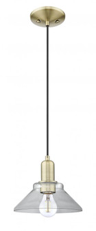 Orwell - 1 Light - 8 inch - Antique Brass - Cord hung - Mini Pendant (3442|716-1P-AB-G132)