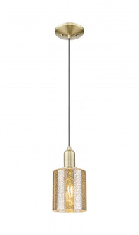 Cobbleskill - 1 Light - 5 inch - Antique Brass - Cord hung - Mini Pendant (3442|716-1P-AB-G116)