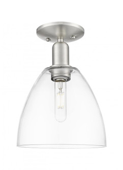 Bristol - 1 Light - 9 inch - Brushed Satin Nickel - Semi-Flush Mount (3442|716-1C-SN-GBD-92)