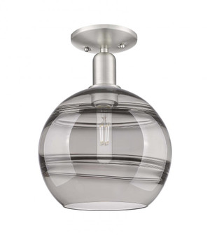 Rochester - 1 Light - 10 inch - Brushed Satin Nickel - Semi-Flush Mount (3442|716-1C-SN-G556-10SM)