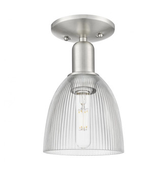 Castile - 1 Light - 6 inch - Brushed Satin Nickel - Semi-Flush Mount (3442|716-1C-SN-G382)