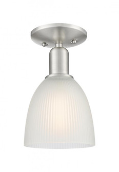 Castile - 1 Light - 6 inch - Brushed Satin Nickel - Semi-Flush Mount (3442|716-1C-SN-G381)