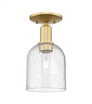 Bella - 1 Light - 6 inch - Satin Gold - Semi-Flush Mount (3442|716-1C-SG-G558-6SDY)