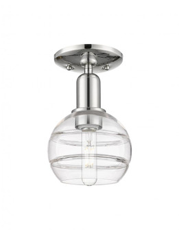 Rochester - 1 Light - 6 inch - Polished Nickel - Semi-Flush Mount (3442|716-1C-PN-G556-6CL)