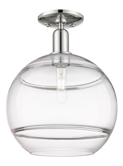Rochester - 1 Light - 12 inch - Polished Nickel - Semi-Flush Mount (3442|716-1C-PN-G556-12CL)