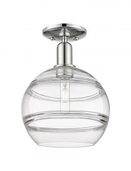 Rochester - 1 Light - 10 inch - Polished Nickel - Semi-Flush Mount (3442|716-1C-PN-G556-10CL)
